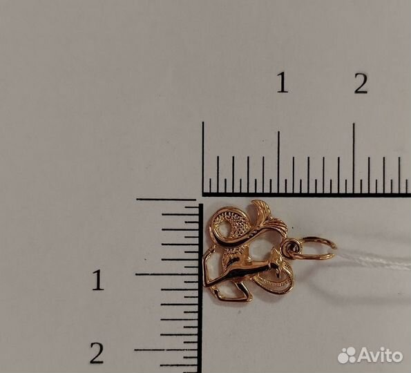 Золотая подвеска