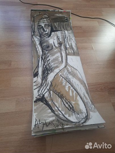 Картина, графика, Русалка