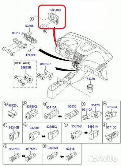 Блок управления корректора фар Hyundai Solaris