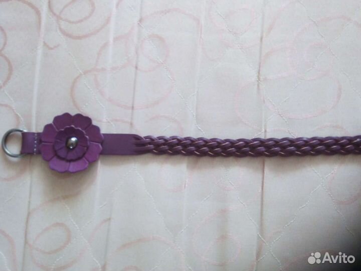 Ремень кожаный 105 см