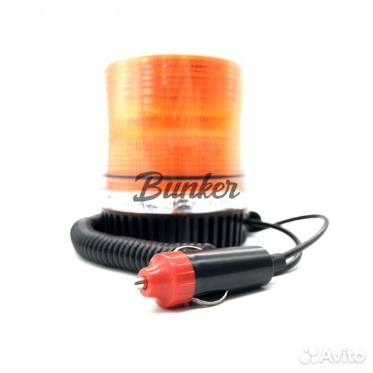 Мигалки круглые желтые 12V-24V