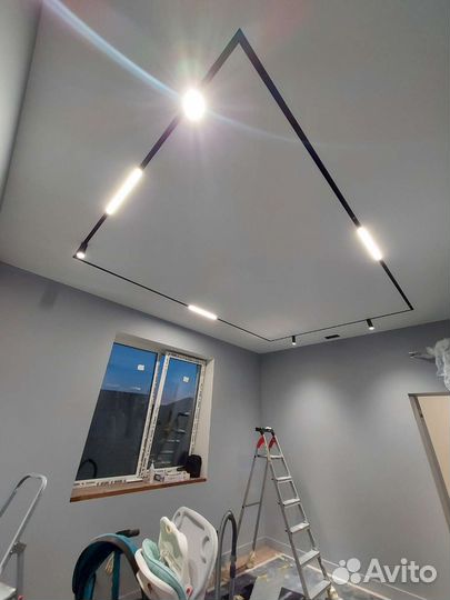 Матовые натяжные потолки за 1 день