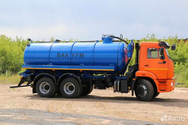 Вакуумная машина мв-12 на шасси камаз-65115