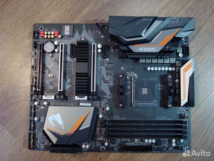 Материнская плата X470 Aorus Ultra Gaming+ryzen 5