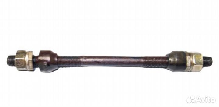 Ось втулки переднего колеса 140мм, с гайками М8