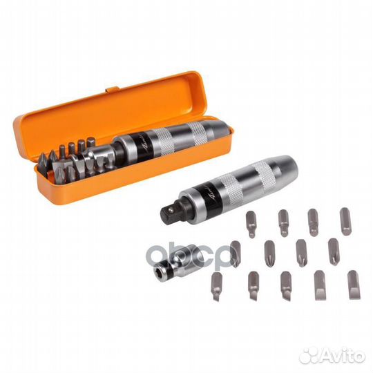 Отвертка ударная с битами-вставками 5/16