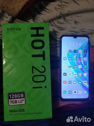 Infinix HOT 20i.128 гб.Отпечаток.4G.Android 12