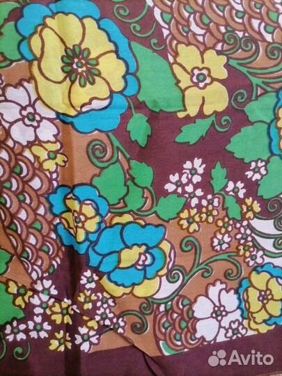 Платок женский, крепдешиновый