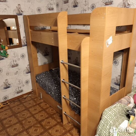 Двухъярусная кровать бу