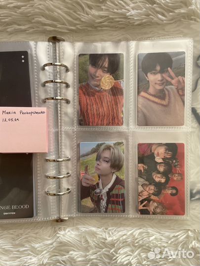 Карты enhypen orange blood