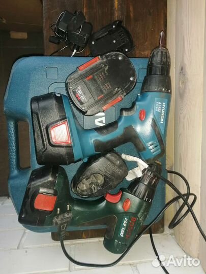 Аккумуляторная дрель шуруповерт бу