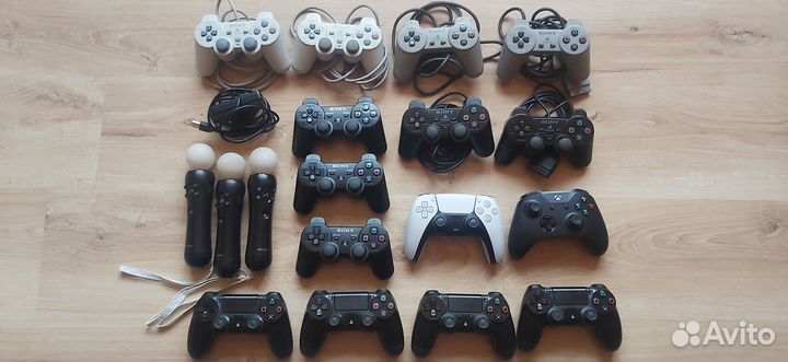 Геймпады ps1 ps2 ps3 ps4 ps5 xbox Оригинал