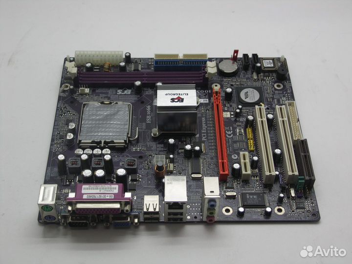 Мат. плата S-775 EliteGroup P4M890T-M ViA/DDR2