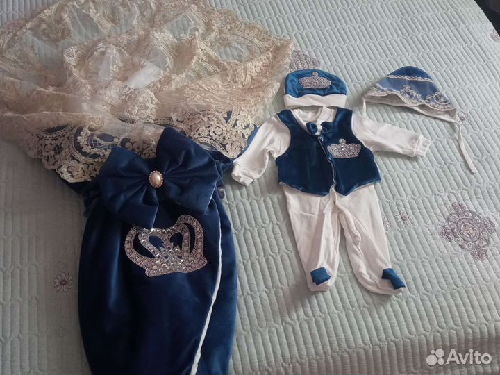 Конверт на выписку для мальчика весна осень