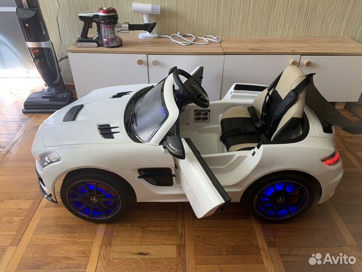 Детский электромобиль электрокар mercedes amg б/у