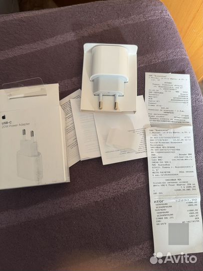 Блок зарядки iPhone 20w original