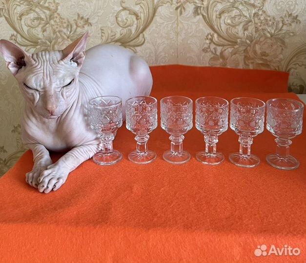 Хрустальные рюмки СССР