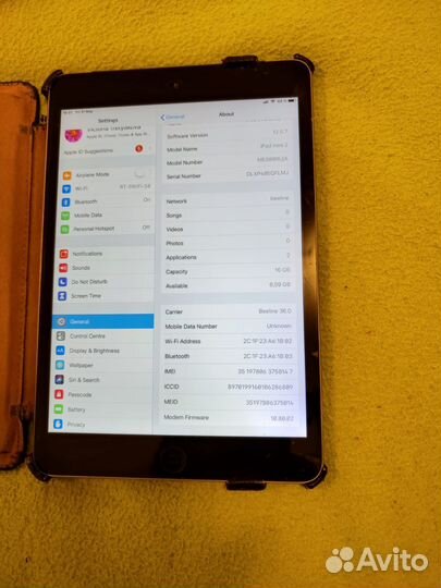 iPad mini 2 16 гб sim