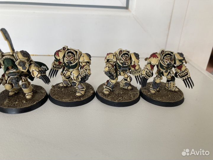 Warhammer 40000 миниатюры Deathwing Terminators