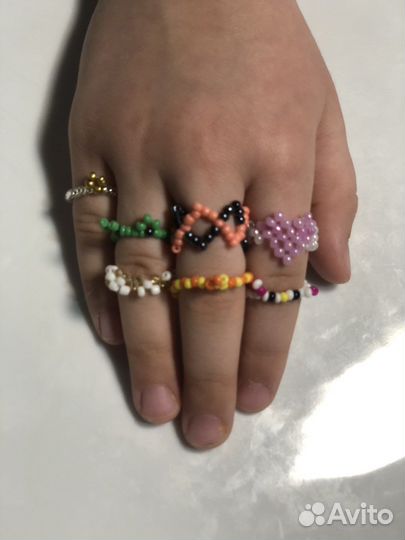 Кольцо из бисера