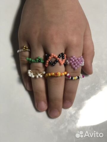 Кольцо из бисера