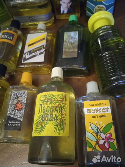 Винтажный одеколон СССР Шипр,Саша,Рига,Русский лес