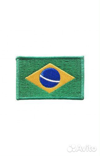 Вышивка флага Бразилии на шевроне