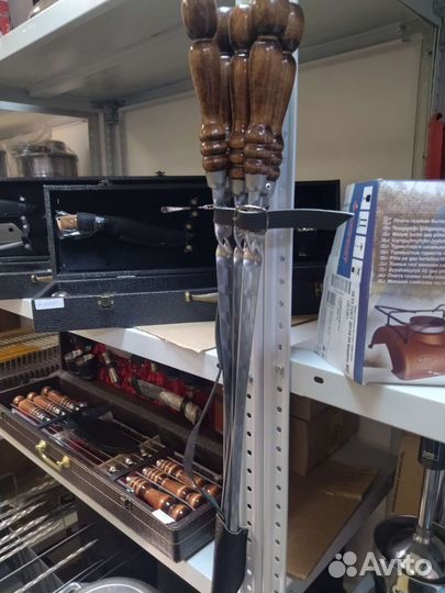 Набор шампуров в чехле подарочный набор шампуров