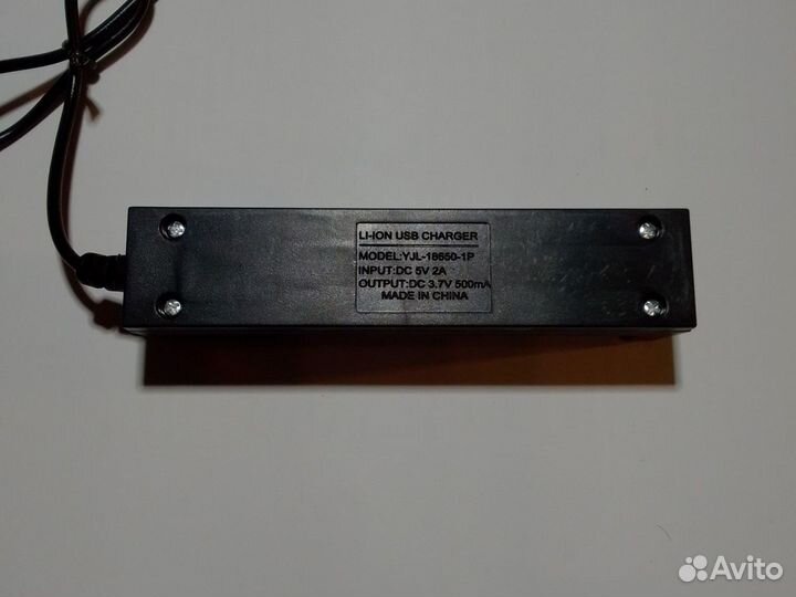 Зарядное устройство usb для 18650 и др