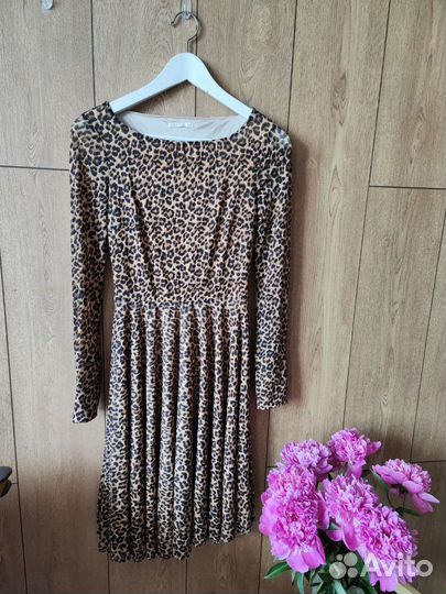 Леопардовое платье Zarina 42