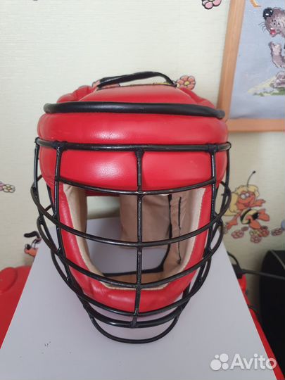 Шлем с маской арб, краги, борцовки