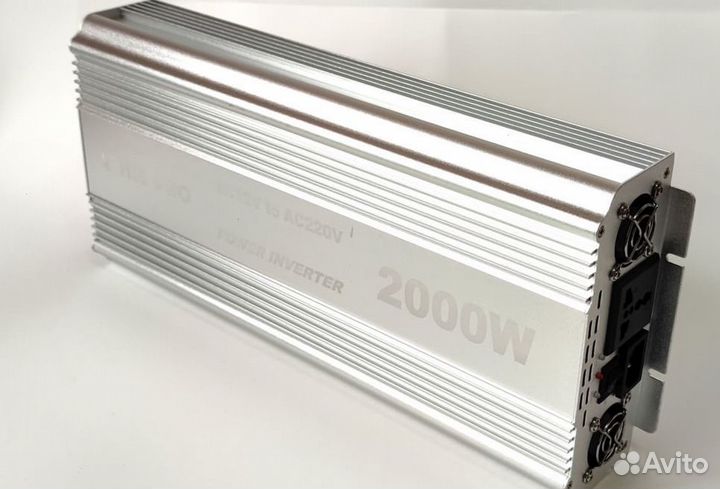 Инвертор напряжения 2000 W 12*220 для ибп котла