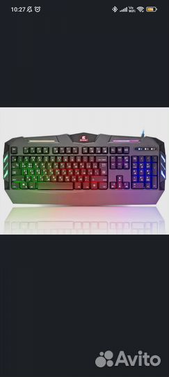 Игровая клавиатура проводная Defender Werewolf