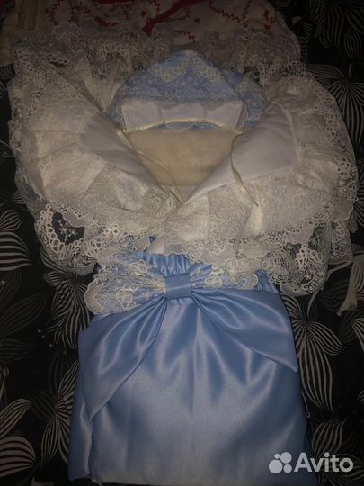 Конверт на выписку для мальчика зимний