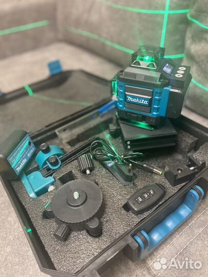 Лазерный уровень makita 4D нивелир 16 линий