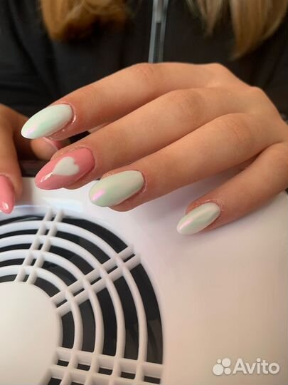 Маникюр наращивание