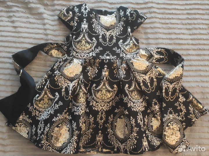 Платье из парчи stefania pinyagina на рост 92