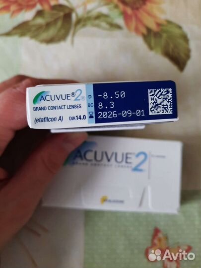 Линзы контактные acuvue 2