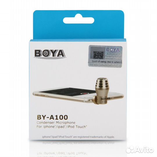 Микрофон Boya BY-A100 для iPhone, iPad