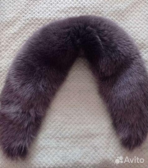 Меховой воротник песец
