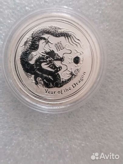 Монеты серебро 999проба.1 унция