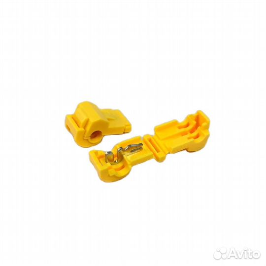 10 шт Скотчлок hjkt9 желтый / ответвитель Т-образн