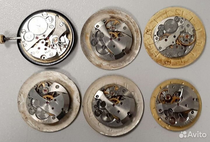 Циферблаты с механизмами СССР