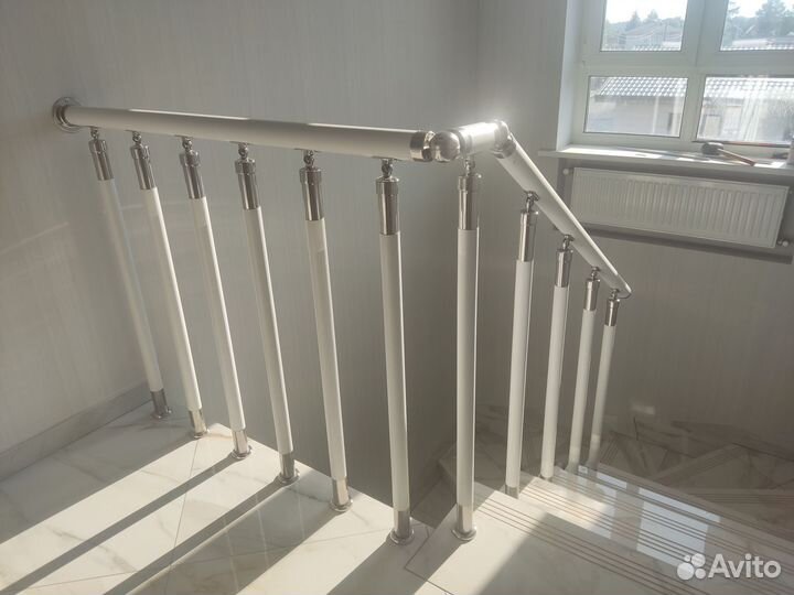 Перила комбинированные нержавеющие
