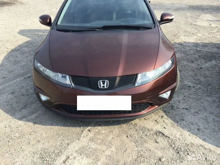 Губа переднего бампера Honda Civic 8 Хэтчбек