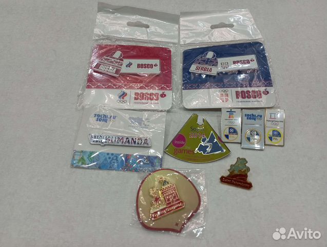 Значки Сочи 2014, Кубок конфедераций 2017, чм 2018