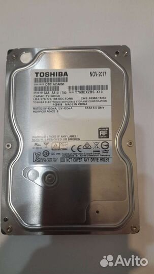 Жесткий диск hdd Toshiba 500 gb SATA