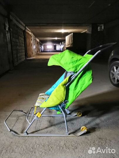 Коляска санки