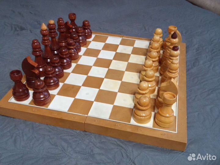Шахматы СССР, деревянные