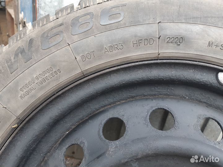 Колеса с зимней резиной ecovision w686 215/60 r16